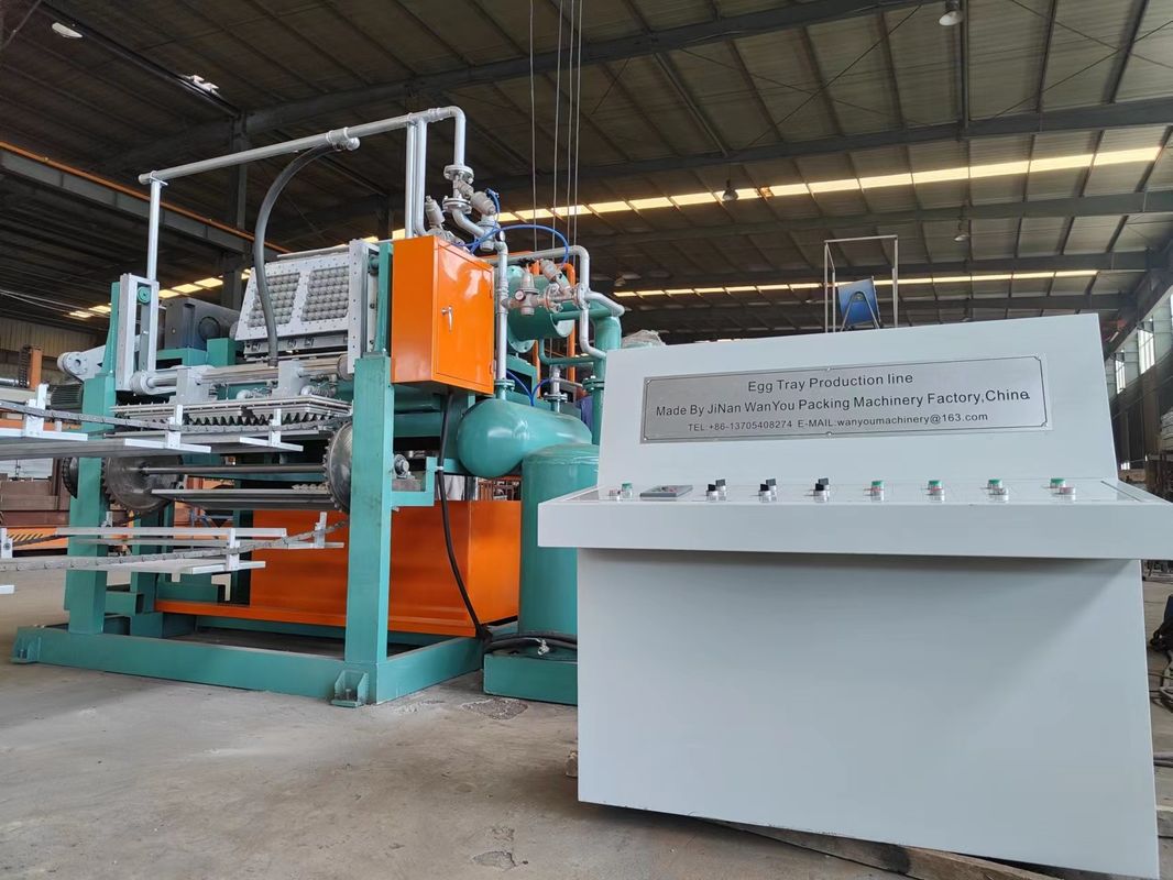 Sản xuất theo mẫu Máy khay trứng quay Loại giấy tái chế quay