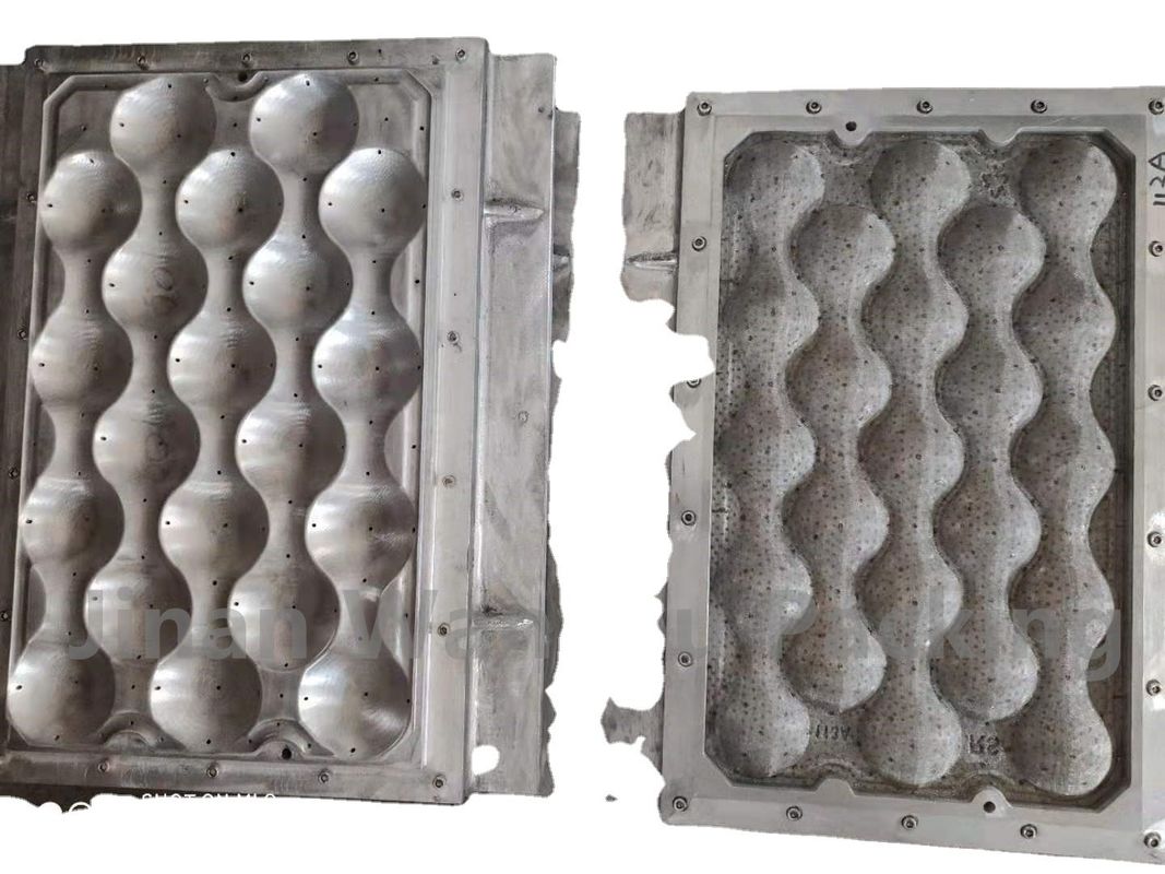 Máy chế tạo đĩa trứng giấy bột có dung lượng cao Bao bì phim nhựa 30-45kw