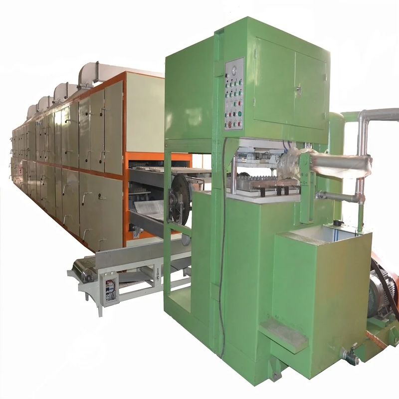 Máy chế tạo đĩa trứng giấy bột có dung lượng cao Bao bì phim nhựa 30-45kw