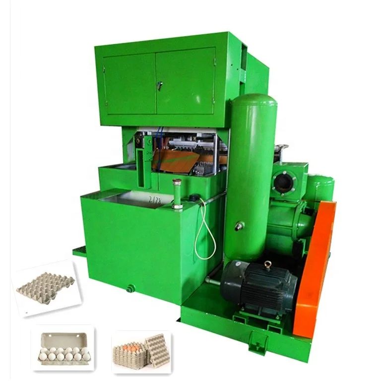 Máy chế tạo đĩa trứng giấy bột có dung lượng cao Bao bì phim nhựa 30-45kw
