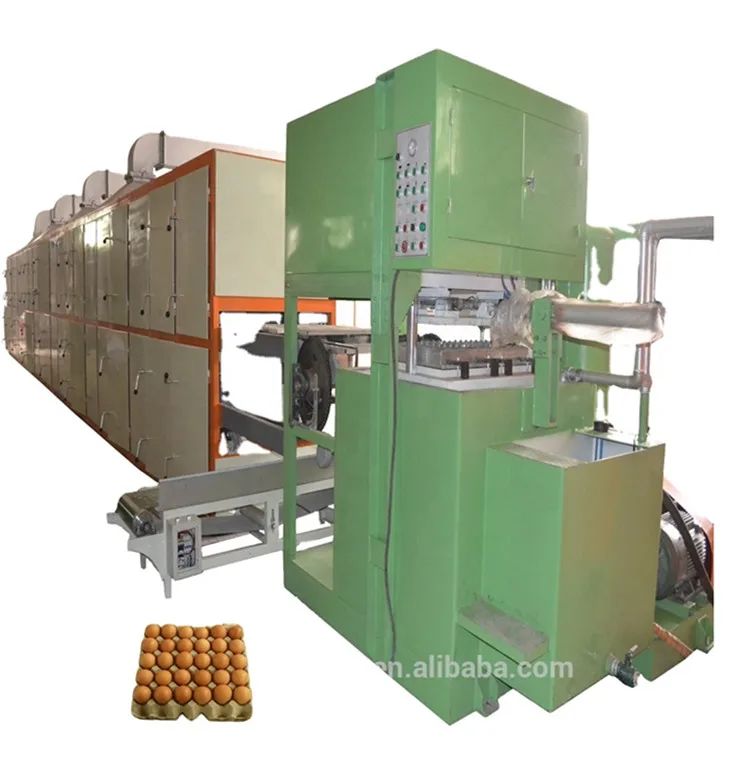 Phương pháp đóng gói màng nhựa Máy sản xuất khay trứng giấy công suất 700 - 5000 chiếc / h