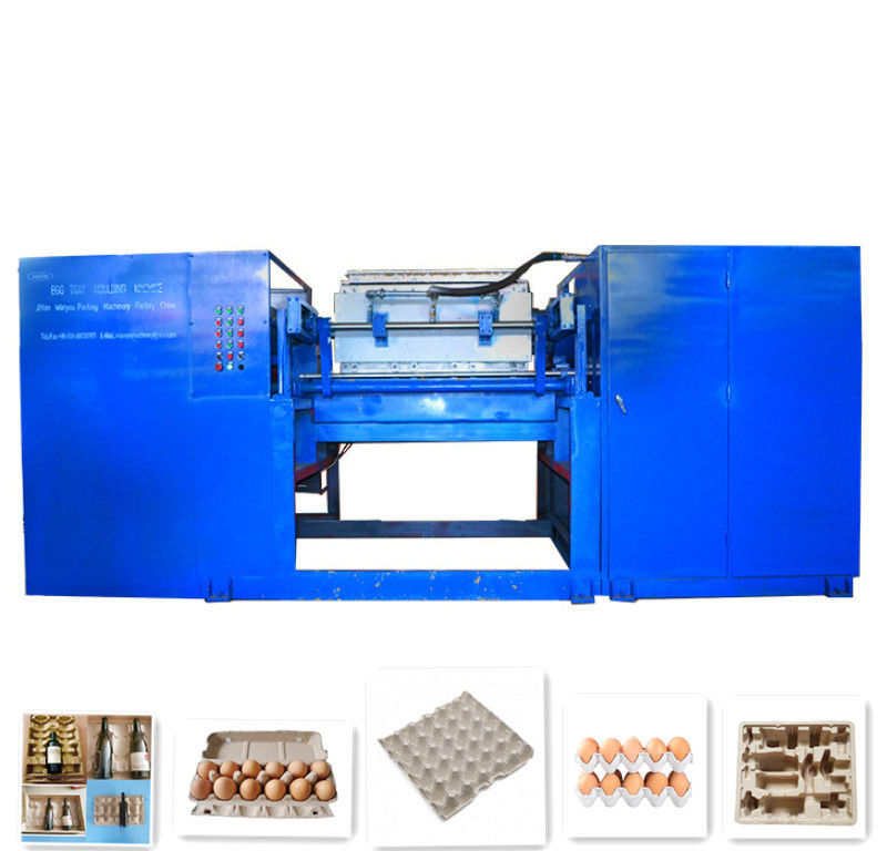 Thiết kế tùy chỉnh Máy khay trứng quay để đúc bột giấy thải 150-450kg / h
