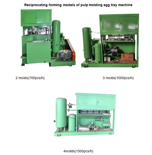 Đường dây sản xuất khay trứng hoàn toàn tự động với bảng điều khiển thông minh và hệ thống sấy để tăng năng suất Máy chế tạo khay trứng 700-6000pcs / giờ Capacity