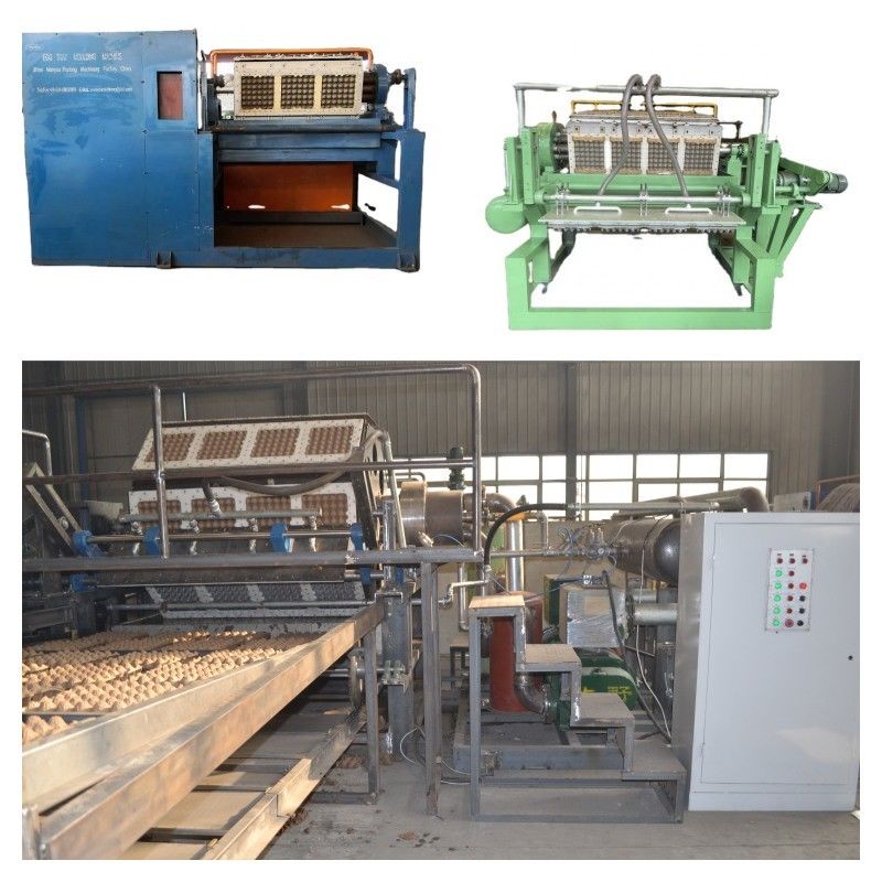 Dây chuyền sản xuất khay trứng giấy 4000 chiếc / h hoàn toàn tự động nhanh chóng cho các doanh nghiệp nhỏ Ý tưởng thân thiện với môi trường mạnh mẽ cho sản xuất giấy