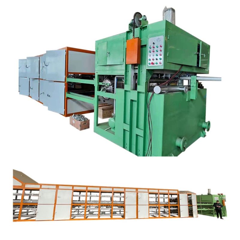 Máy đúc bột giấy Máy nạp trứng Máy sản xuất nạp giày giấy bền