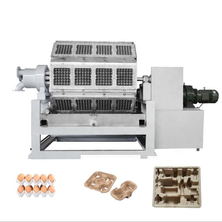 Tái chế giấy thải Máy làm thùng trứng Công suất cao Vận hành dễ dàng Máy làm khay đựng trứng