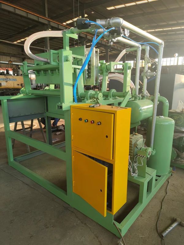 Nanya giấy trứng khay máy / Pulp Molding Machine Giá với khuôn nhôm ý tưởng kinh doanh nhỏ đơn giản 700-1500Pcs /h