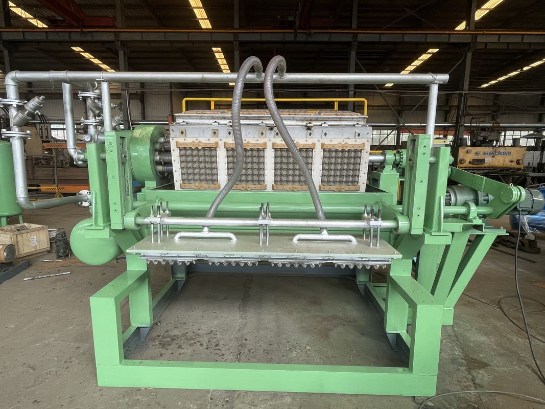 Máy nạp trứng giấy hoàn toàn tự động Máy đúc bột giấy Máy làm đĩa táo trái cây
