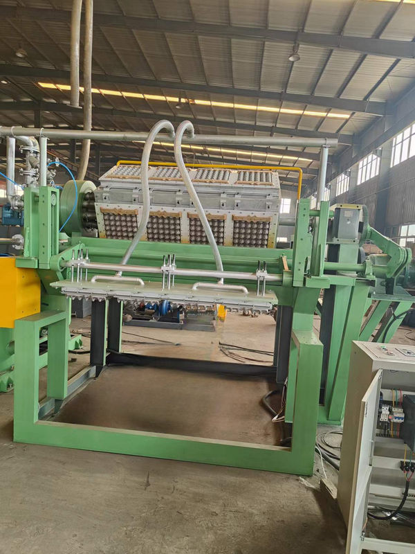 Máy nạp trứng giấy hoàn toàn tự động Máy đúc bột giấy Máy làm đĩa táo trái cây