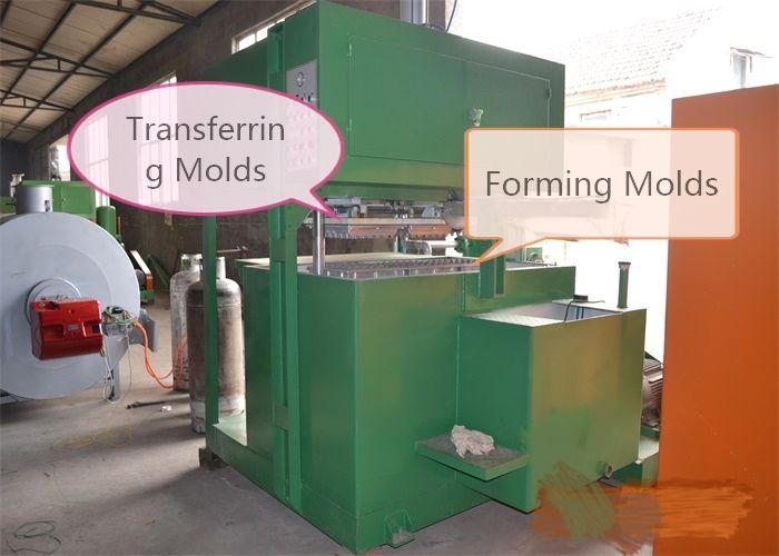 Máy nạp trứng giấy ồn thấp Máy đúc bột bột để làm hộp trứng và nồi táo trong 380V-440V