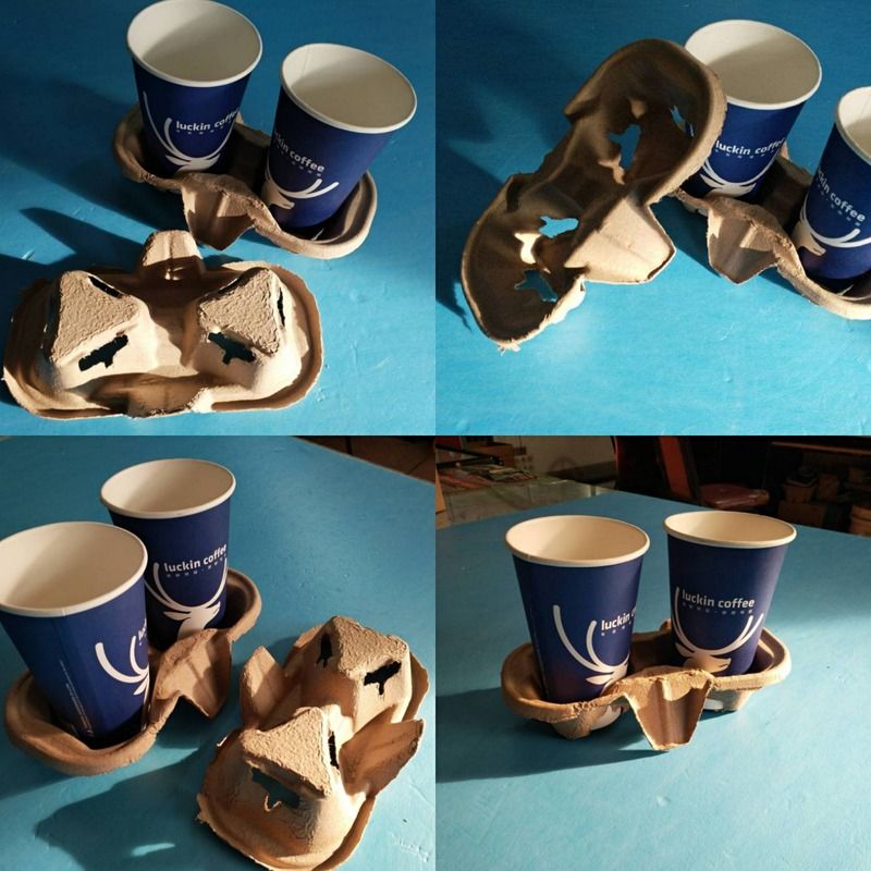 12-20 nhịp / phút Máy đựng trứng giấy Máy tạo hộp trứng để sản xuất 2500 miếng / giờ