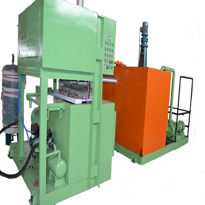 Máy nạp trứng bán tự động / Máy làm nồi táo cho nồi bột giấy với khuôn nhôm và làm khô bằng tay sau quá trình hình thành