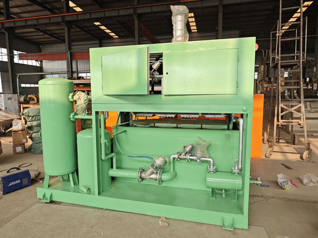 Chuyên nghiệp tái chế giấy bột trứng nồi nồi máy đúc nồi trứng dây chuyền sản xuất PLC điều khiển