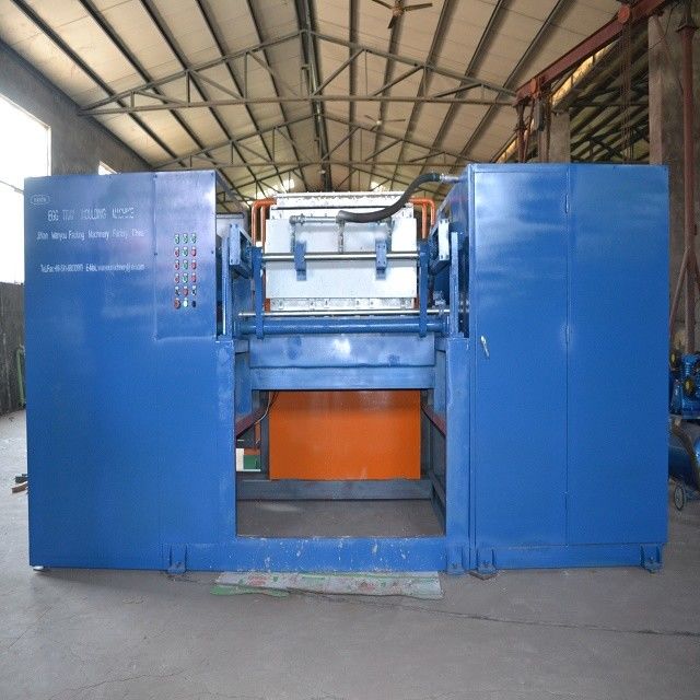 Thiết bị khay đựng rượu thân thiện với môi trường Điều khiển PLC Dây chuyền sản xuất khay đựng bột giấy tự động