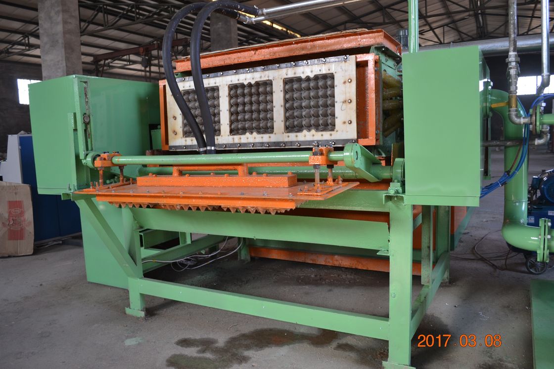 Thiết bị khay đựng rượu thân thiện với môi trường Điều khiển PLC Dây chuyền sản xuất khay đựng bột giấy tự động