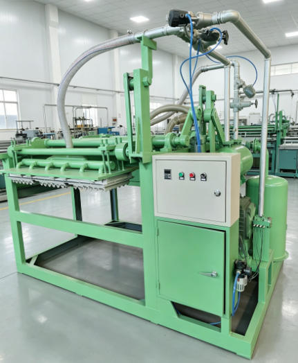 Công suất nhỏ 700-1000 chiếc mỗi giờ Máy khay trứng để làm khay đựng trứng Hộp đựng trứng Giày dép Khay đựng mẫu giáo và các khay khác