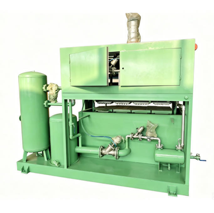Tự động 20-45kw 1500pcs Per Hour Egg Tray Machine EggTray dây chuyền sản xuất để làm cho trứng đĩa trứng hộp hộp giày nồi nồi trẻ em PLC điều khiển khuôn nhôm