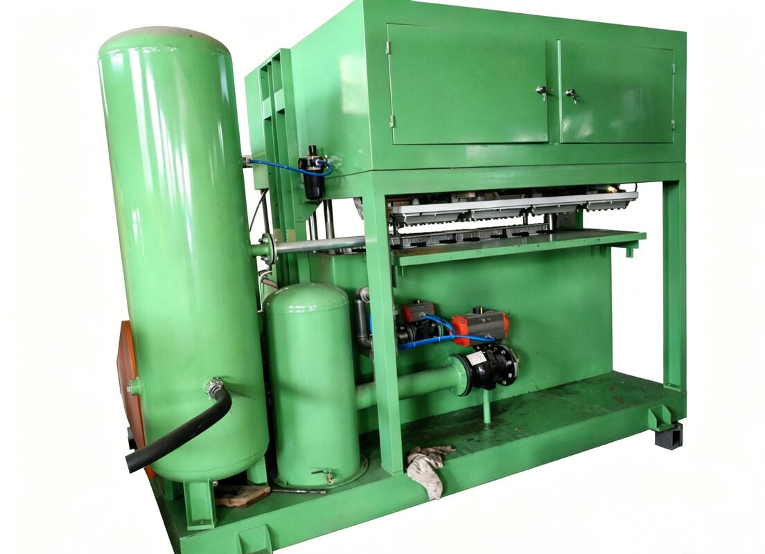 Máy nhỏ 1300-1500pcs Per Hour Egg Tray Máy hộp trứng Máy để làm hộp trứng hộp trứng giày nệm nệm trẻ em ốp nhôm PLC điều khiển