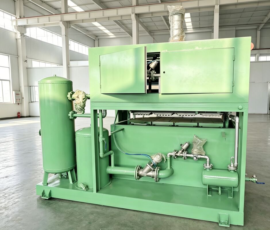 Máy nhỏ 1300-1500pcs Per Hour Egg Tray Máy hộp trứng Máy để làm hộp trứng hộp trứng giày nệm nệm trẻ em ốp nhôm PLC điều khiển