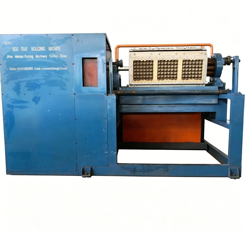 Máy làm khay trứng hoàn toàn tự động | Máy làm khay trứng quay 3 * 4 khuôn Đầu tư thấp, không lãng phí, lợi nhuận cao cho các doanh nghiệp vừa và nhỏ Đầu ra 2000 chiếc / h