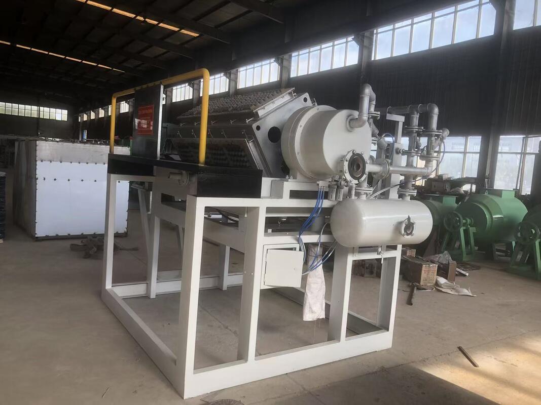 Máy làm khay trứng giấy xoay 2500-3000 chiếc/giờ Máy tạo hình bột giấy tái chế điều khiển PLC 80/120KW