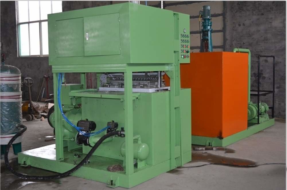 350 -3000 PC / H Máy chế tạo khay trứng bột với tốc độ sản xuất cao