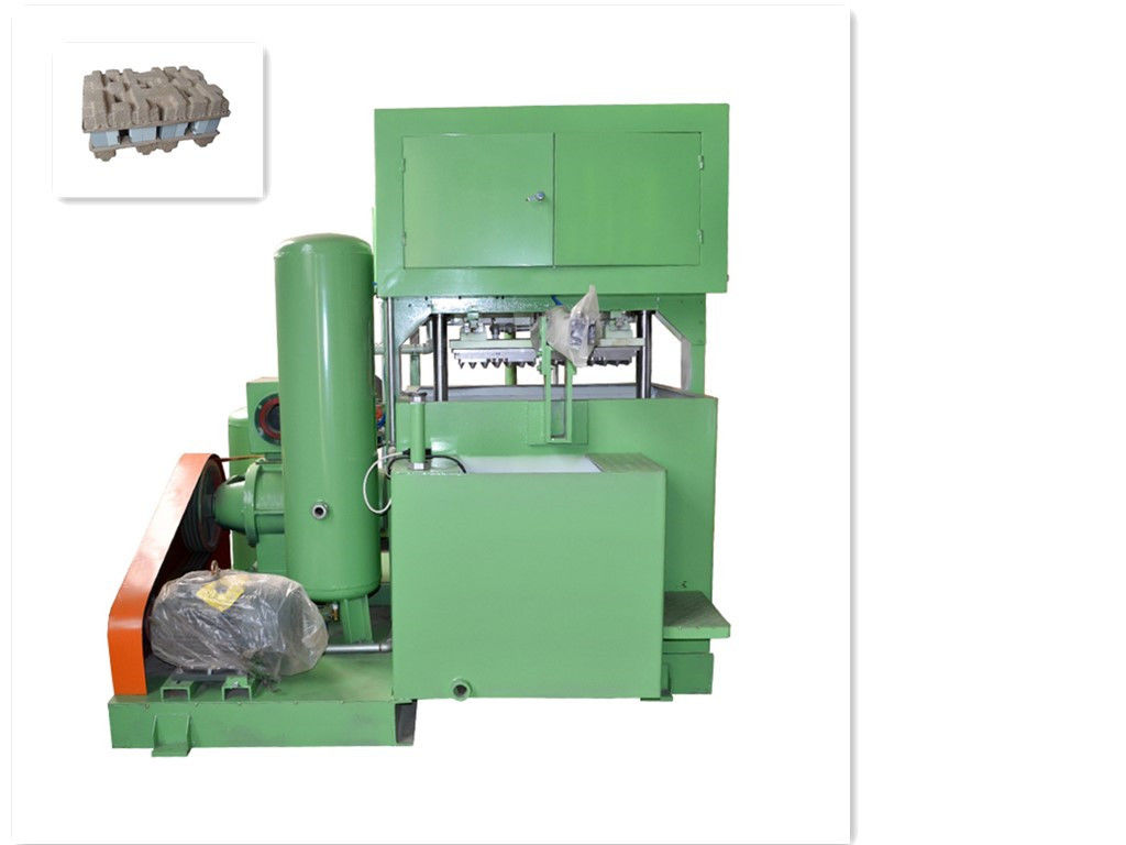 Chicken Farms Egg Tray làm máy với khuôn nhôm 20 - 100kw 700 - 6000pcs/Hr