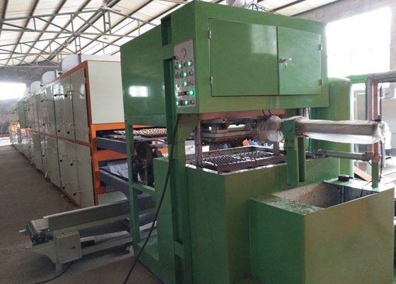 Dòng sản xuất đĩa trứng giấy bột giấy thải 700pcs / giờ Công suất hiệu quả cao