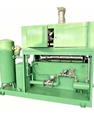 Máy chế tạo khay trứng giấy Semi-automatic cấu trúc đơn giản sản xuất 1500 miếng mỗi giờ Được thiết kế cho các doanh nghiệp nhỏ
