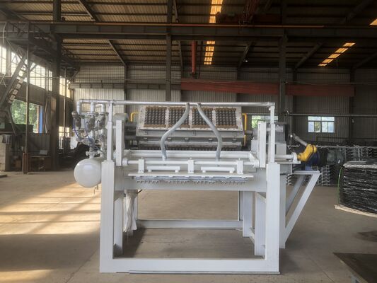 Tốc độ cao 2500-3000 PC / h Máy đựng trứng giấy xoay Máy sản xuất hộp trứng PLC điều khiển 80/120KW