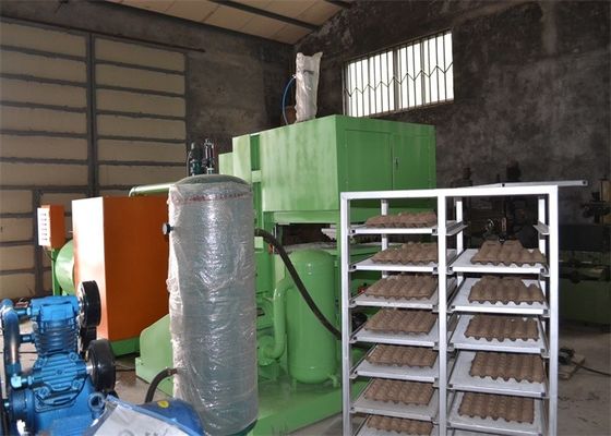 Máy đúc bột giấy Máy sản xuất khay trứng Tiêu thụ năng lượng thấp