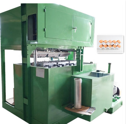 Máy làm khay đựng bột giấy thải Máy làm khay trứng với hệ thống nghiền giấy