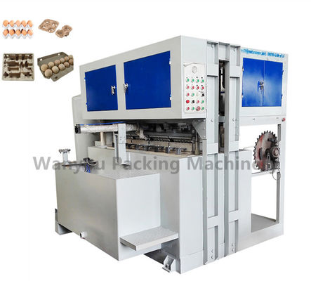Máy làm khay trứng giấy tự động có bể chứa nước và bể chứa bột giấy
